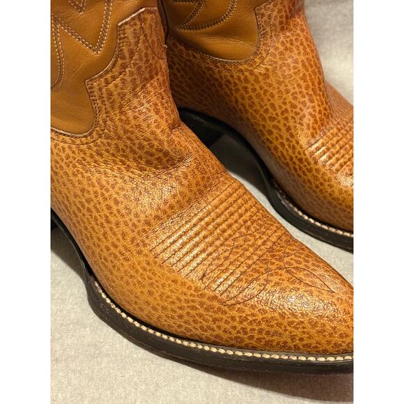 VTG Renegade Handmade Mexico Women’s 8 Leather Western Cowboy Boots Barely Worn - Picture 4 of 13